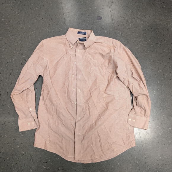 Stafford Light Pink Dress Shirt - Picture 1 of 3